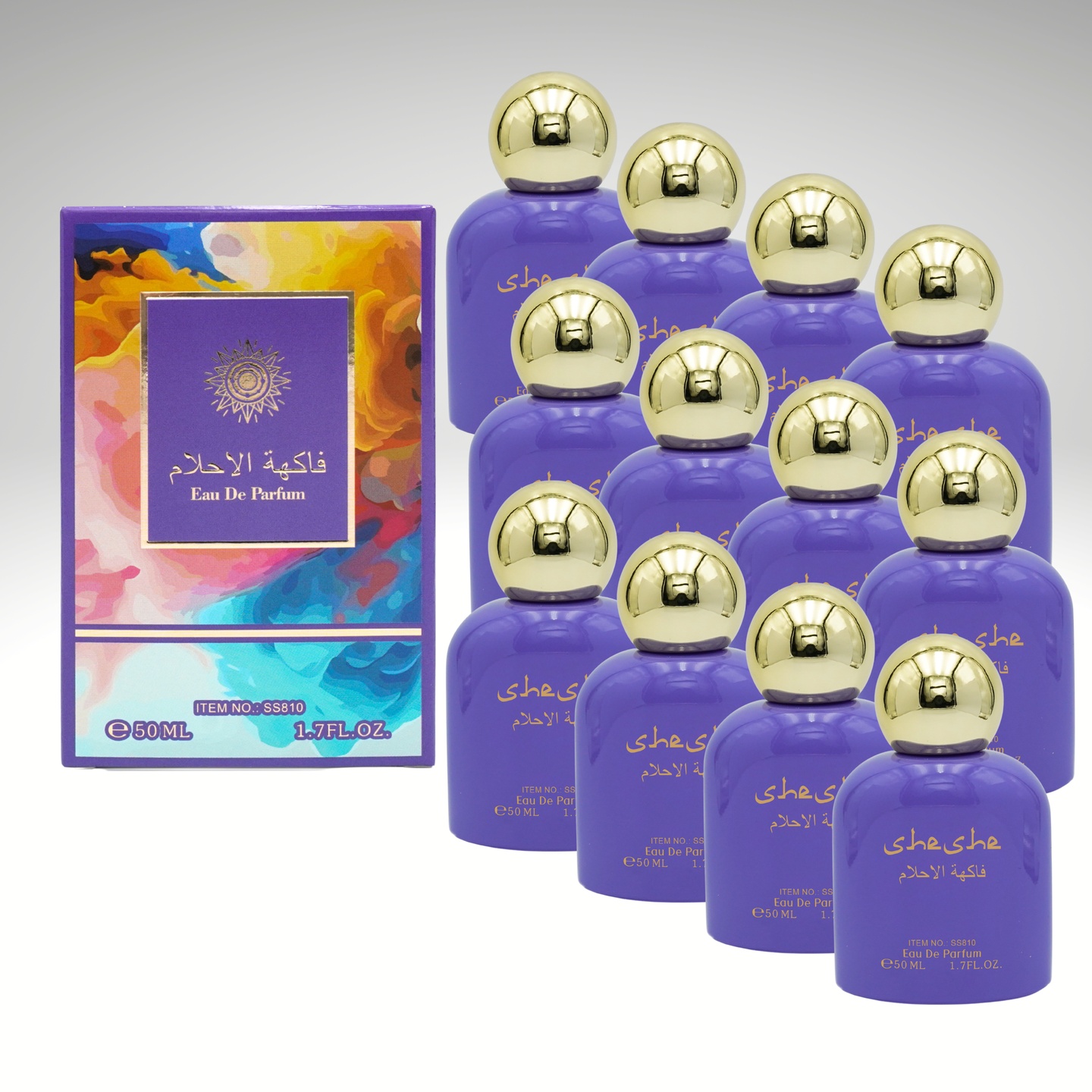 EAU PARFUM 50ML 12 UNIDADES