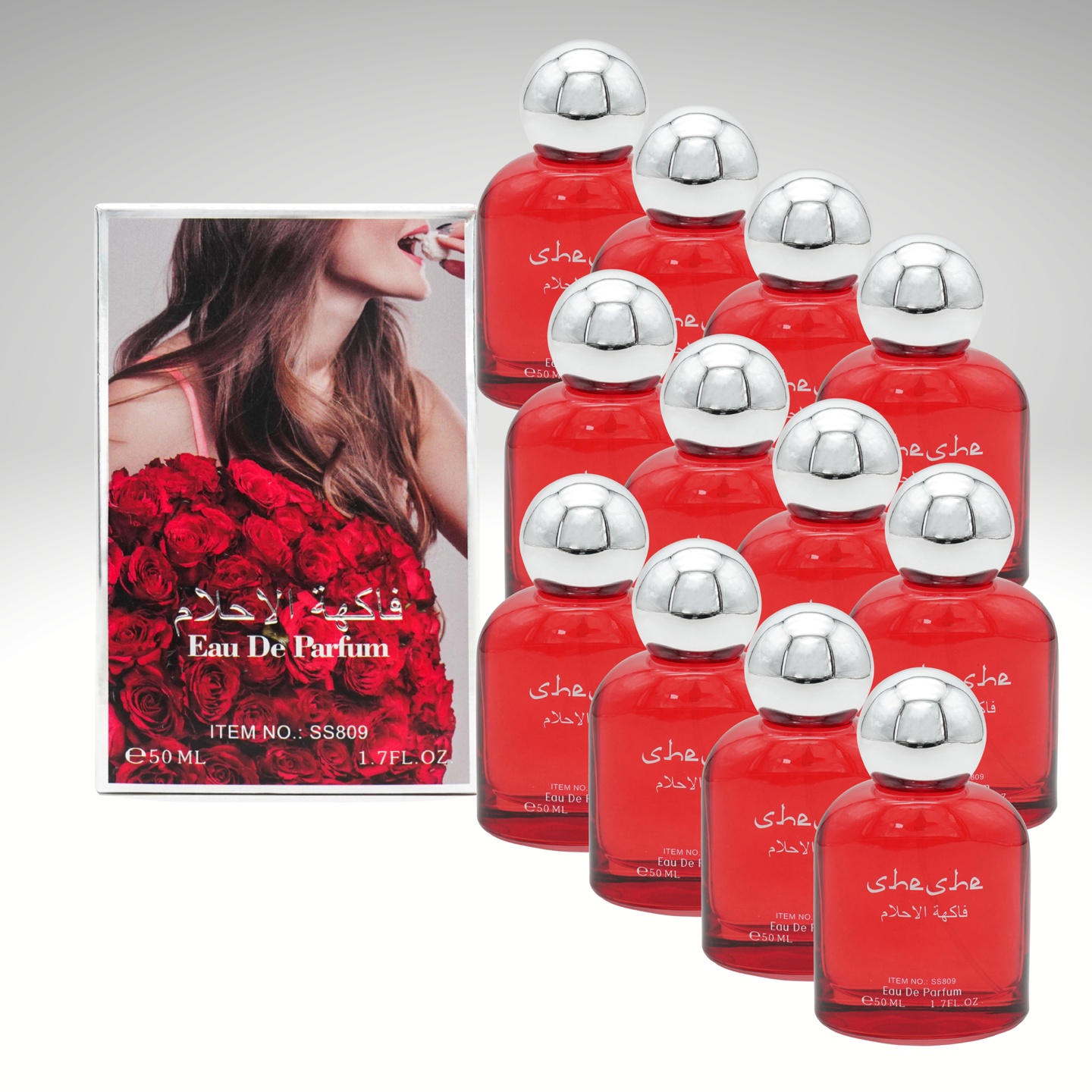 EAU PARFUM 50ML 12 UNIDADES