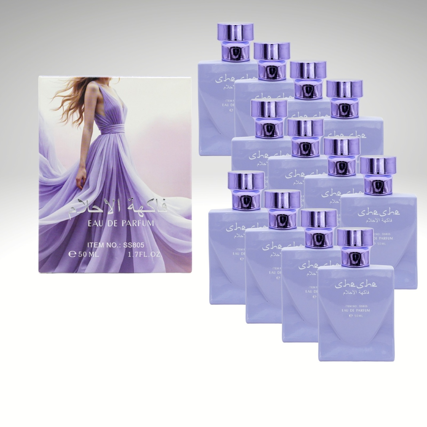 EAU PERFUM 50ML12 UNIDADES