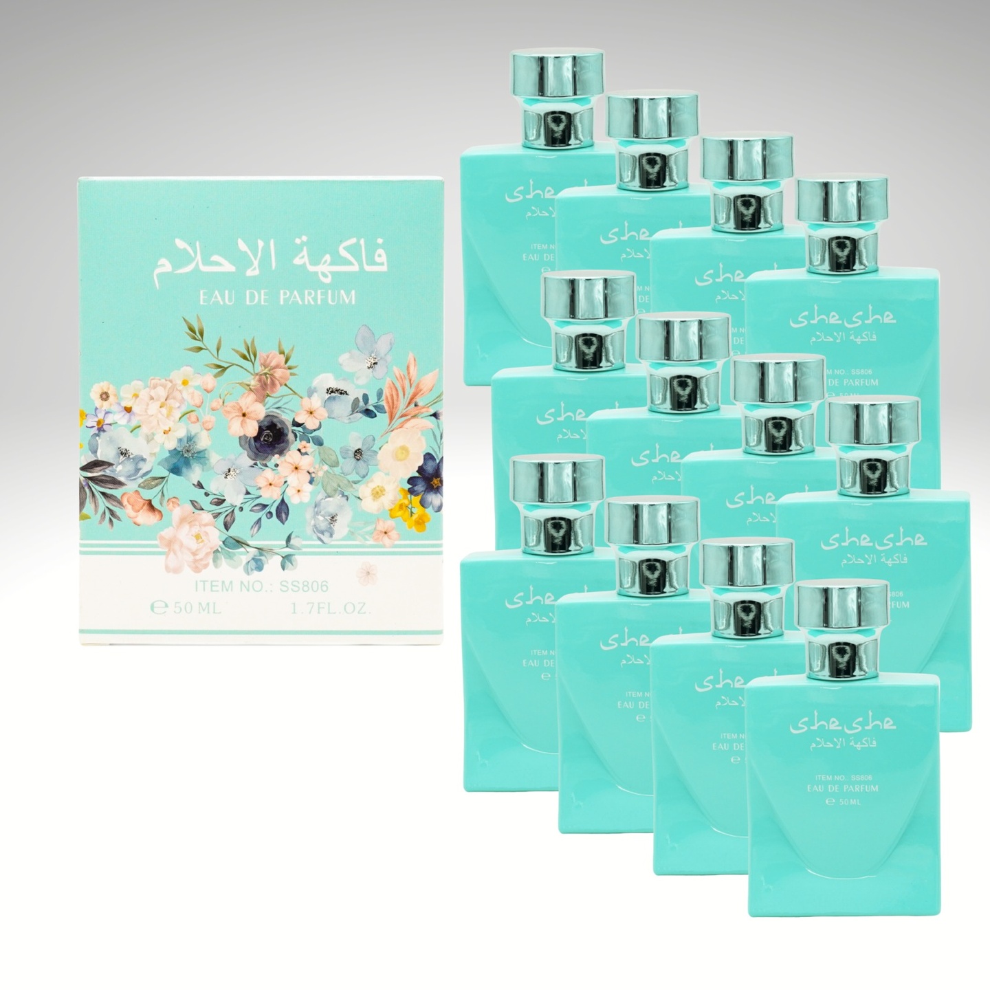 EAU PERFUM 50ML12 UNIDADES
