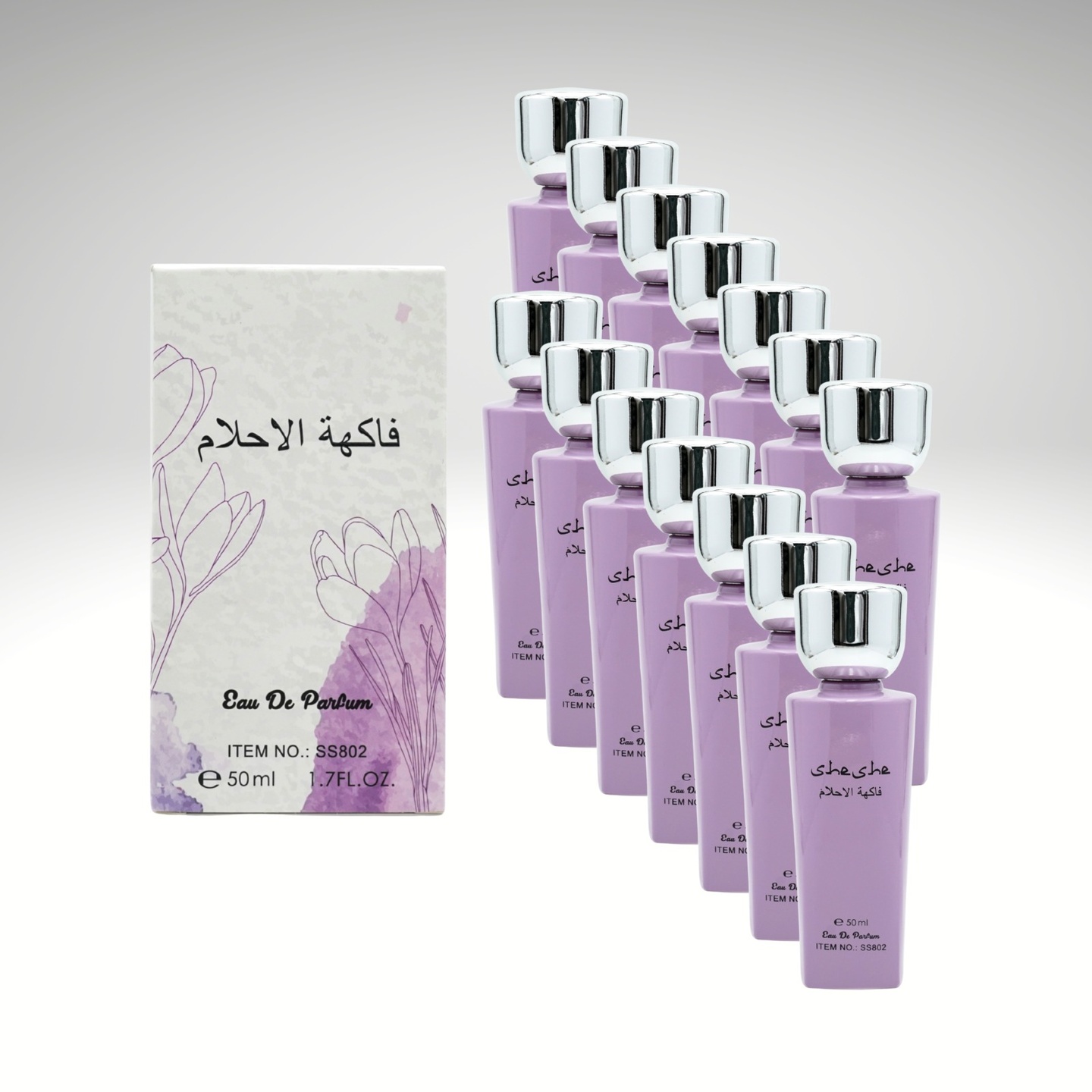 EAU PERFUM 50ML12 UNIDADES