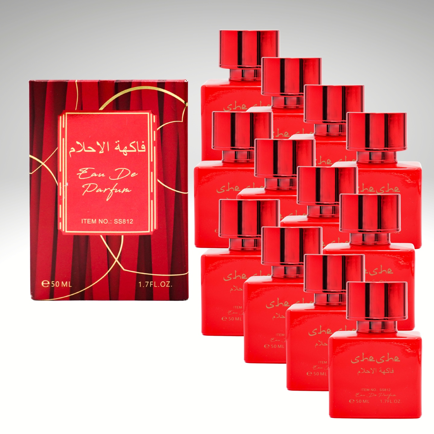 EAU PARFUM 50ML 12 UNIDADES