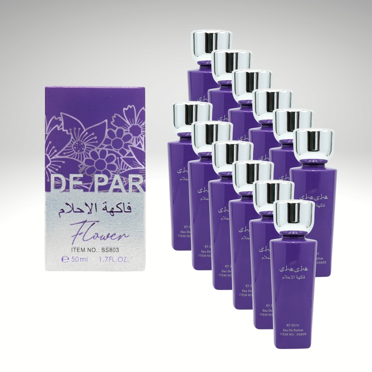 EAU PERFUM 50ML12 UNIDADES