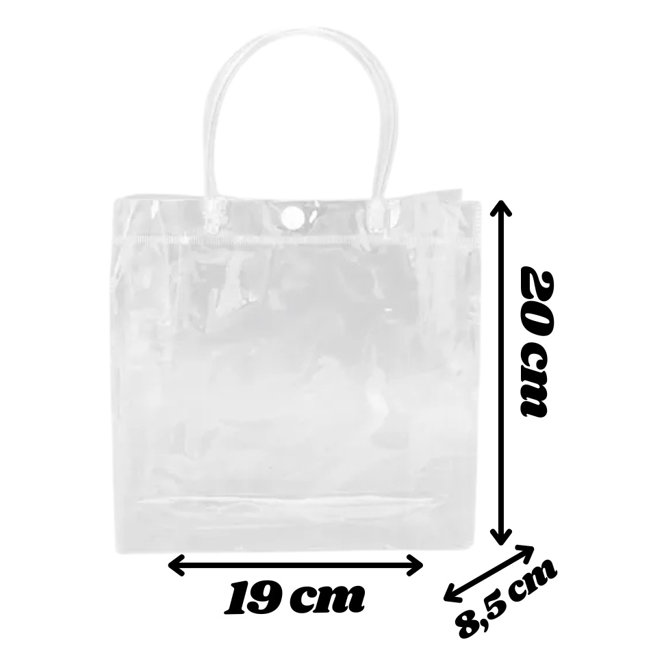 BOLSA TRANSP CUADRADA M