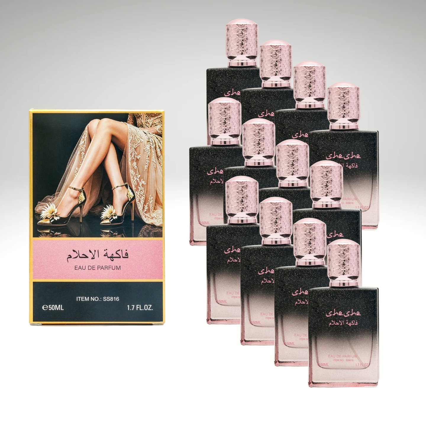 EAU PARFUM 50ML 12 UNIDADES