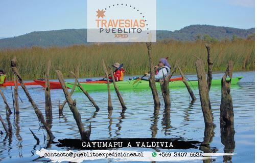 Travesía En Kayak Cayumapu a Valdivia - Color: Verde