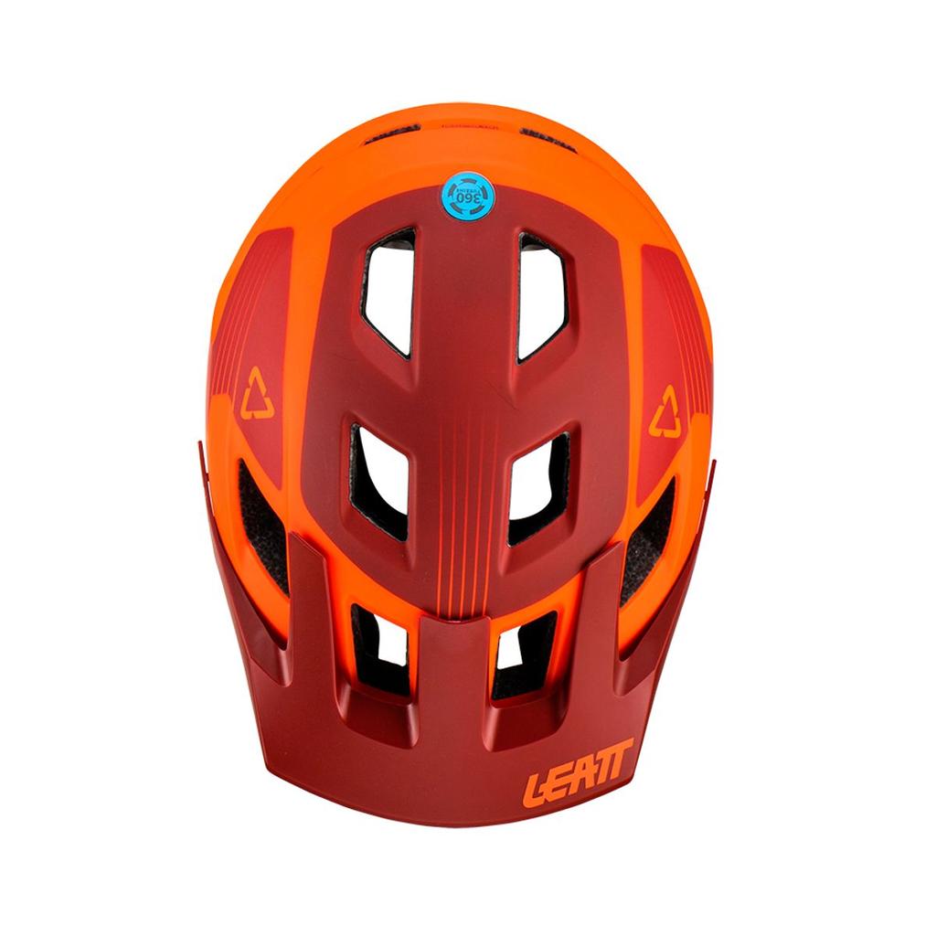 Casco Ciclismo Mtb Allmtn 2.0 V23 - Color: Naranjo-Rojo