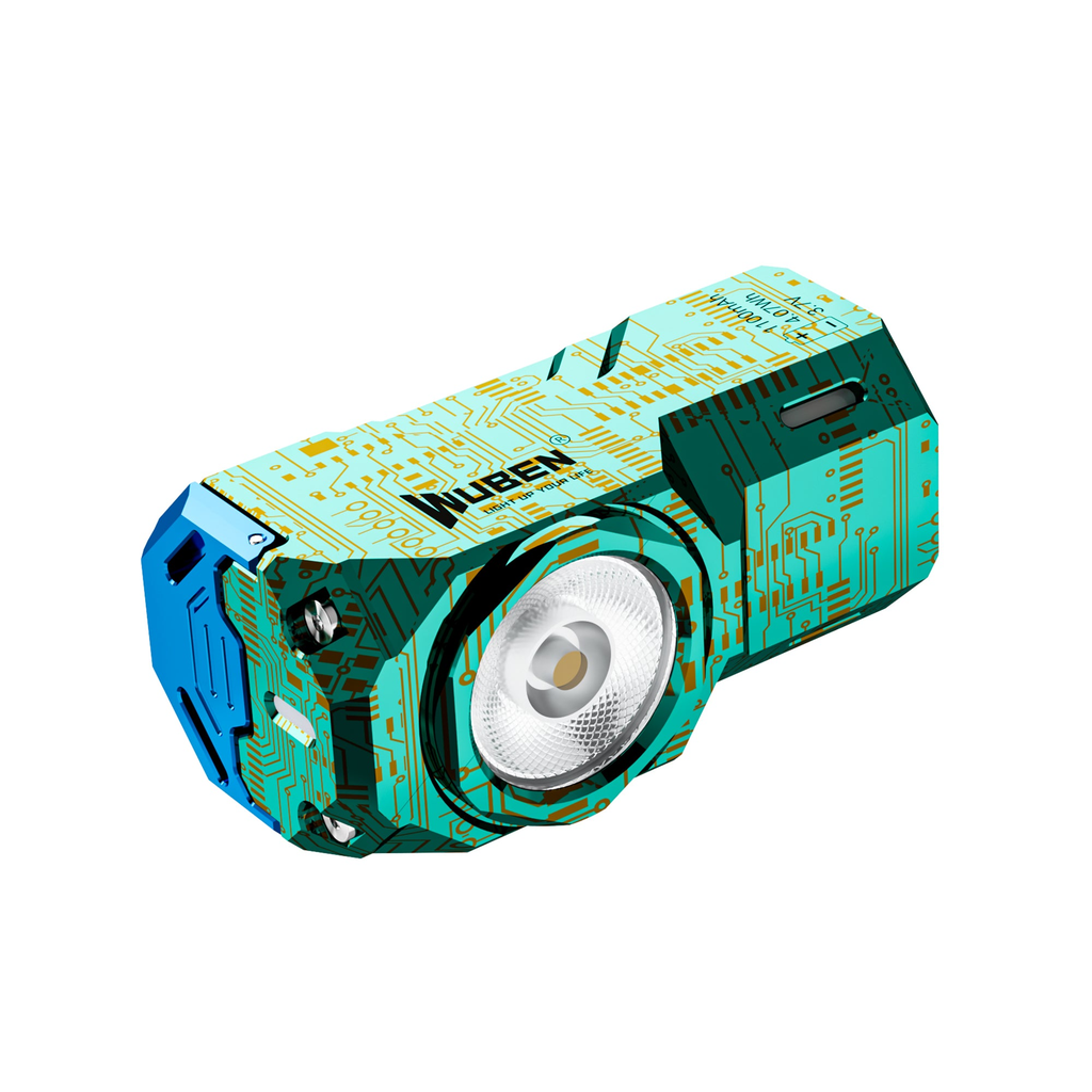 Miniatura Linterna Compacta Nichia LED de Titanio TC4 -