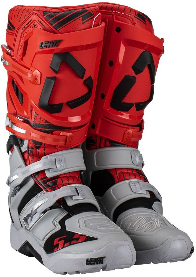 Bota De Moto 5.5 FlexLock Enduro - Color: Rojo