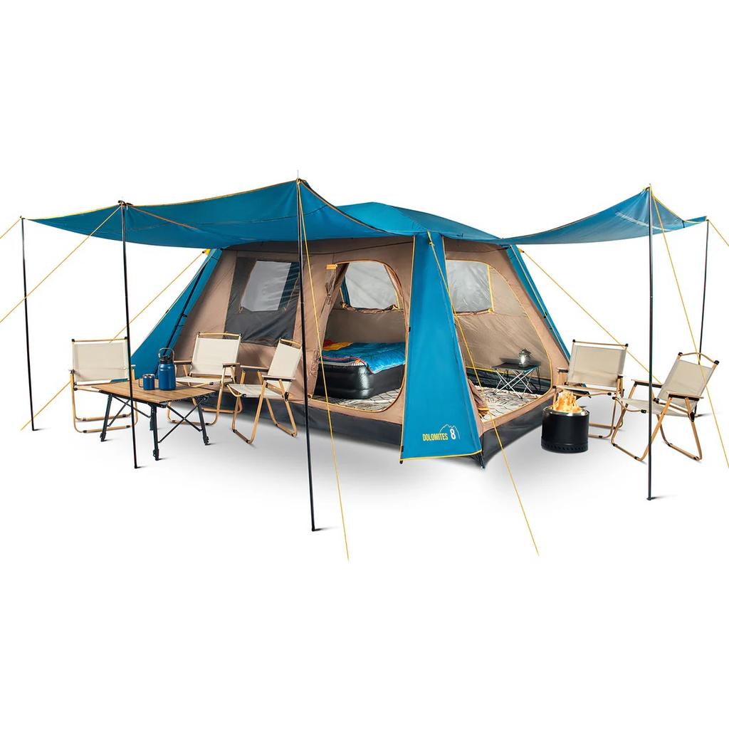 Carpa Camping Dolomites 8 personas doble toldo