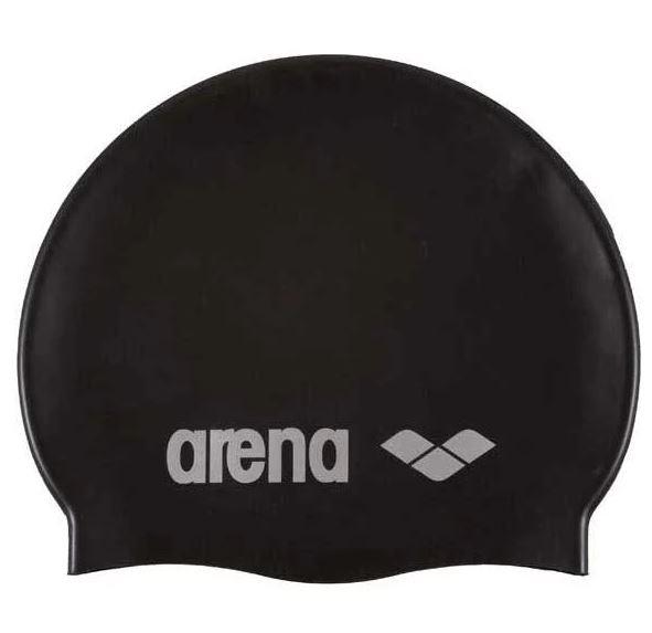 Gorro De Natacion Clasic Silicone Silver - Color: Negro