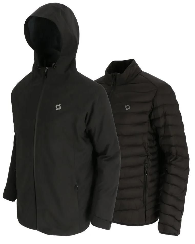 Parka 3 en 1 Skada Men - Color: Negro