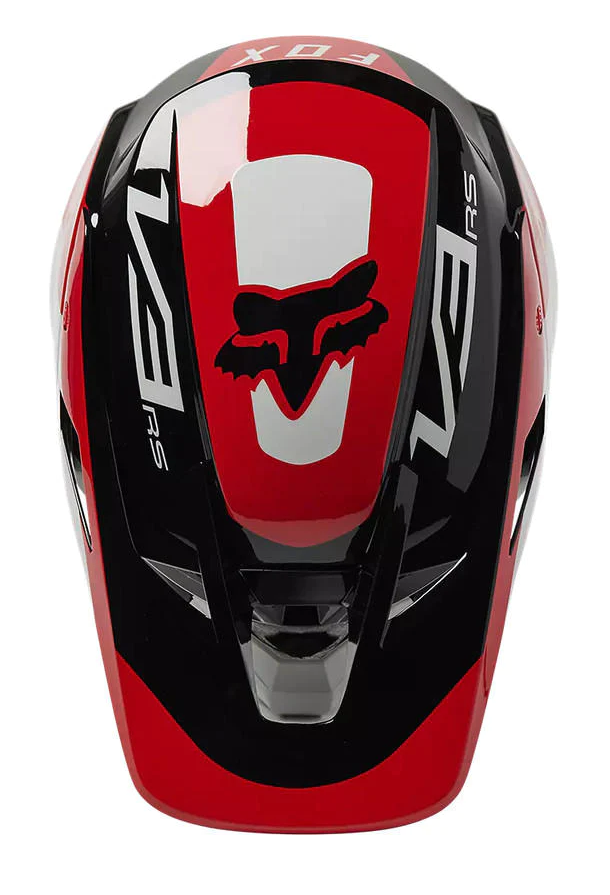 Miniatura Casco Moto V3 RS Efekt  - Color: Rojo-Blanco