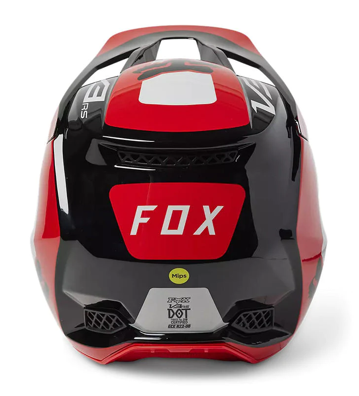 Miniatura Casco Moto V3 RS Efekt  - Color: Rojo-Blanco