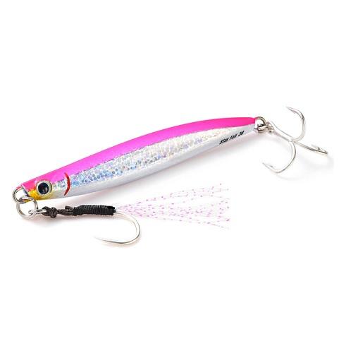 Jig Metal Effect Stay Fall 30g - Color: Rosado,Plateado