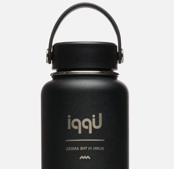Botella Light Steel Wide Top Bottle 950ml - Color: Negro