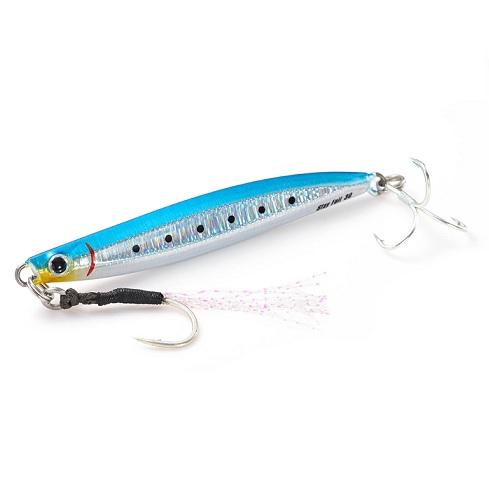 Jig Metal Effect Stay Fall 30g - Color: Celeste,Plateado