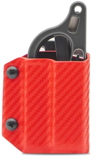 Miniatura Funda de Kydex para la Leatherman Raptor Response - Color: Carbón Rojo