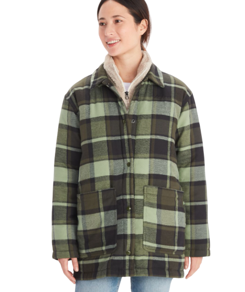 Chaqueta City Style Mujer Lanigan Flannel Chore Coat -