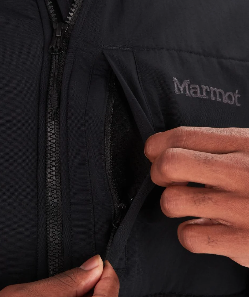 Miniatura Polar Hombre Wiley Polartec 1/2 Zip - Color: Negro