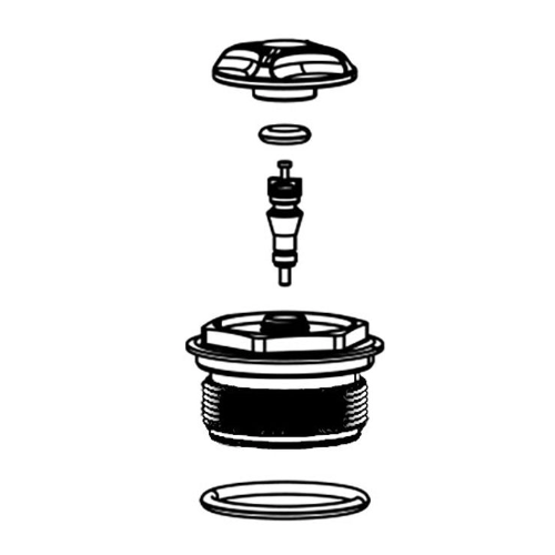 Tapa Top Cap Air Sa 30 Gold -