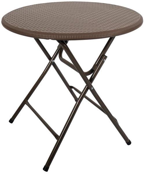 Mesa Plegable Redonda 80X74 CMS -