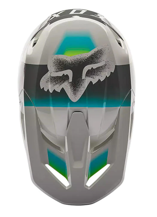 Miniatura Casco Moto V1 Horyzn  - Color: Gris-Negro-Amarillo