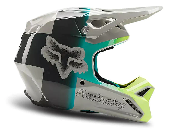 Miniatura Casco Moto V1 Horyzn  - Color: Gris-Negro-Amarillo