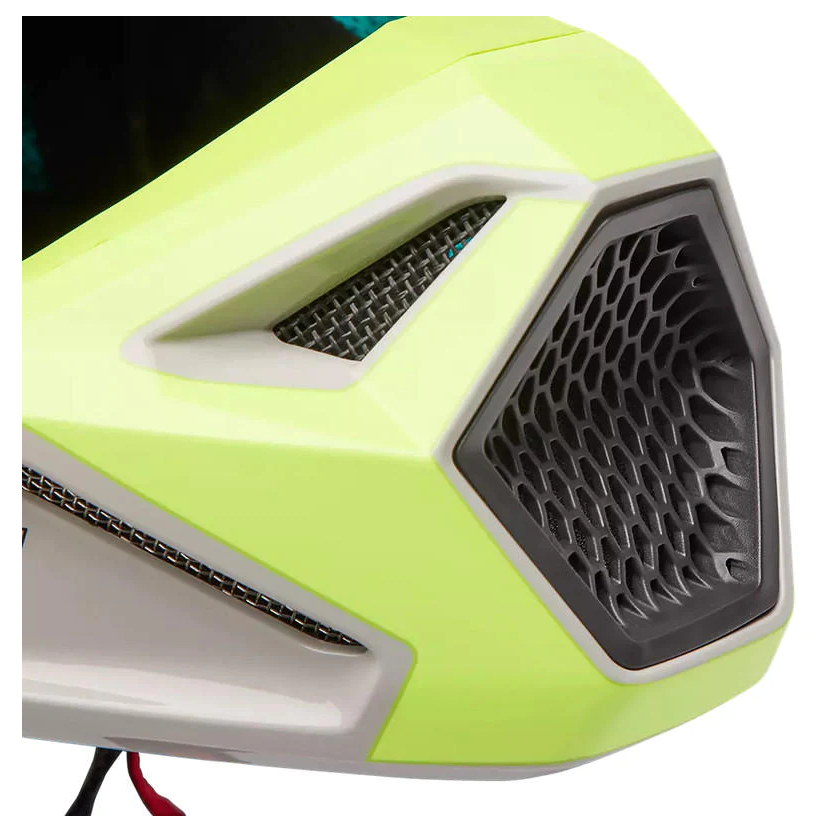 Miniatura Casco Moto V1 Horyzn  - Color: Gris-Negro-Amarillo