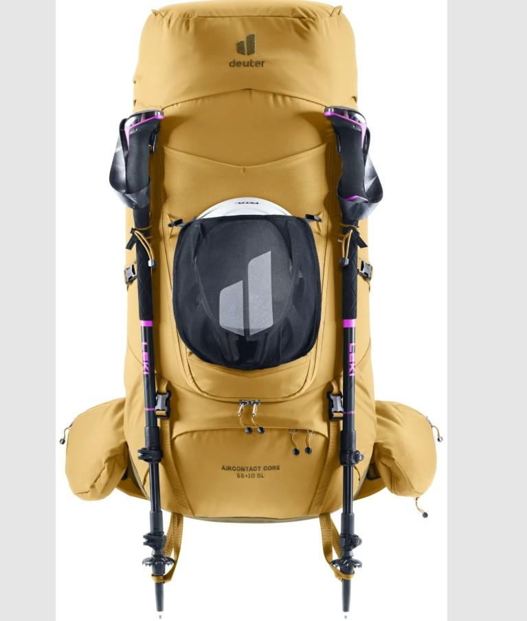 Miniatura Mochila Aircontact Core 55 + 10 Sl Graphite - Color: Mostaza