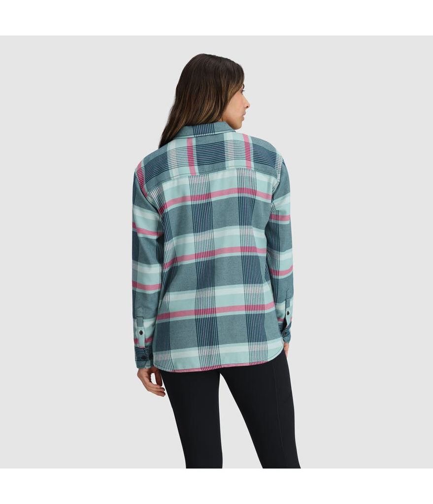 Miniatura Camisa De Franela Feedback Para Mujer - Color: HARBOR PLAID