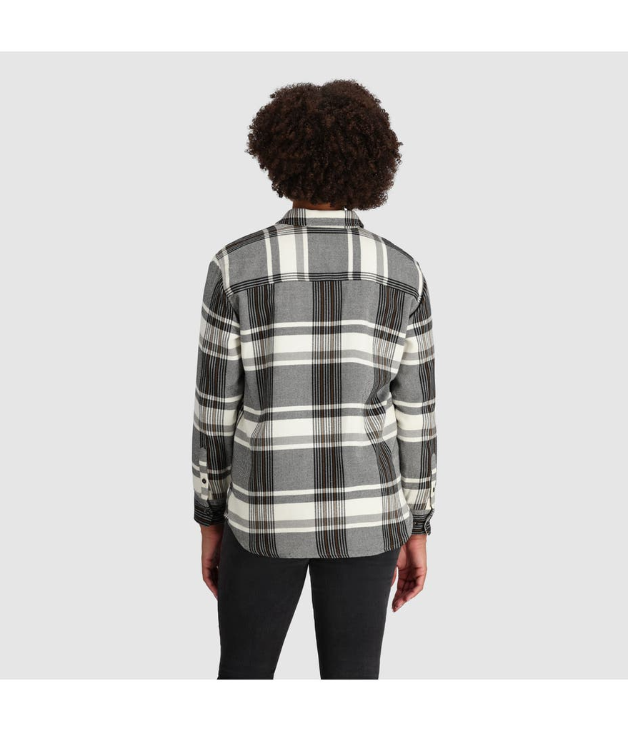 Miniatura Camisa De Franela Feedback Para Mujer - Color: BRONZE PLAID