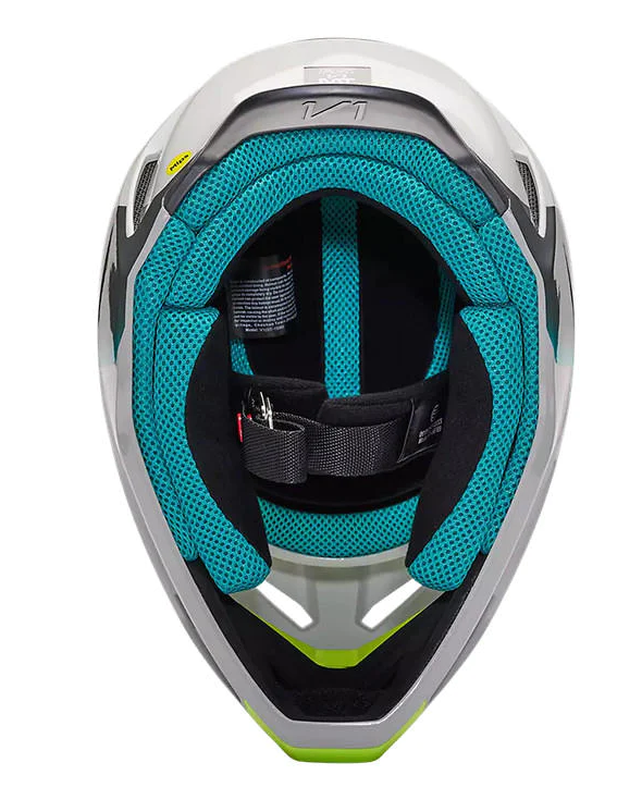 Miniatura Casco Moto V1 Horyzn  - Color: Gris-Negro-Amarillo