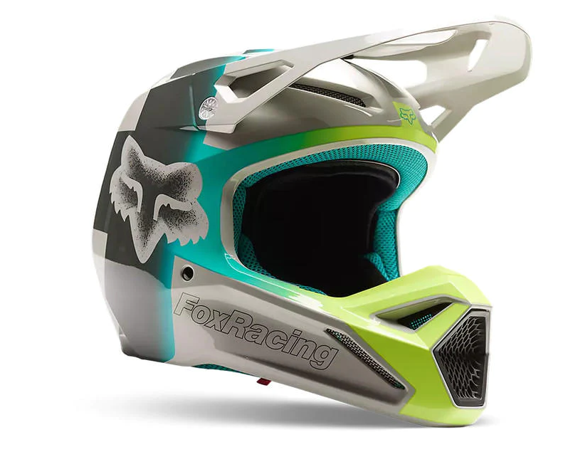 Miniatura Casco Moto V1 Horyzn  - Color: Gris-Negro-Amarillo