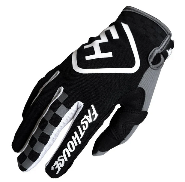 Guantes Moto MX Speed Rufio Neg/Bl L -