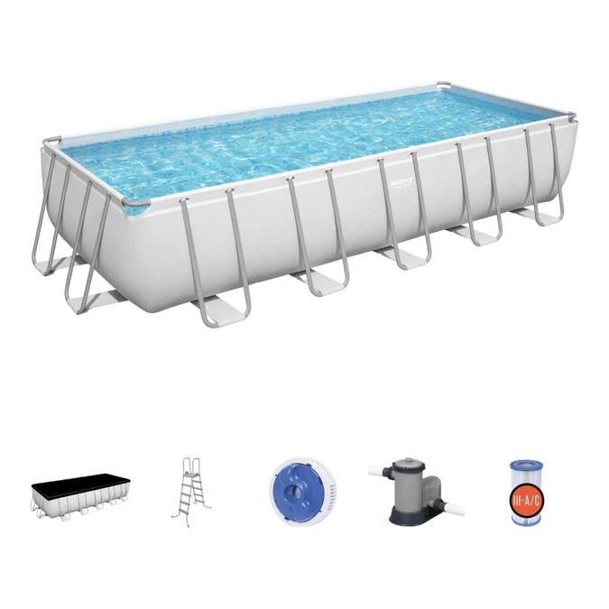 Piscina Rectangular Filtro+Accesorio 6.40X2.74X1.32M -