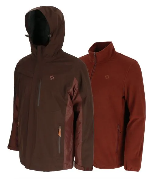 Miniatura Chaqueta Hombre 3 En 1 Terranova - Color: Burdeo