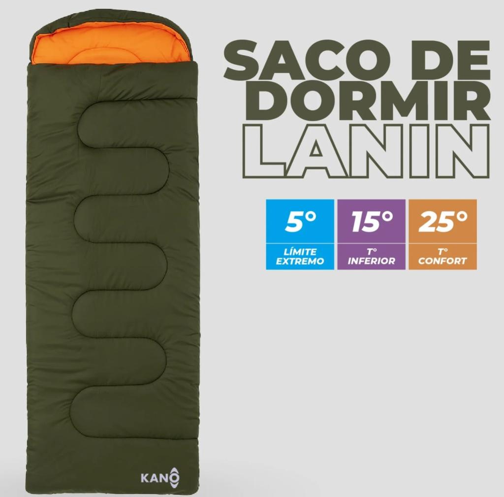 Miniatura Saco de Dormir 5° / 15° / 25° Lanin -
