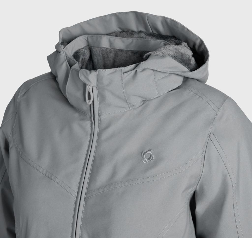 Miniatura Parka Térmica Polux Mujer  - Color: Gris