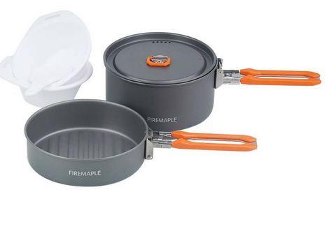 Set Ollas Feast 1 - Color: Negro-naranja