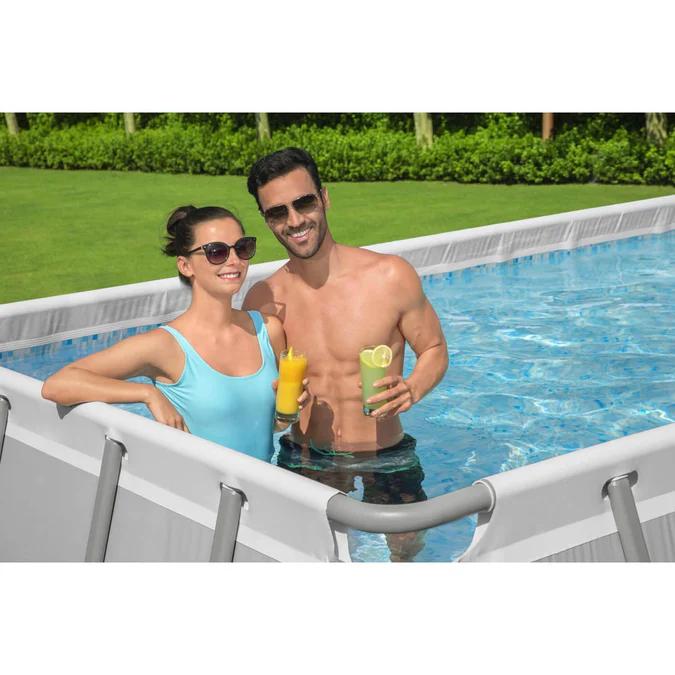 Miniatura Piscina Rectangular Filtro+Accesorio 6.40X2.74X1.32M -