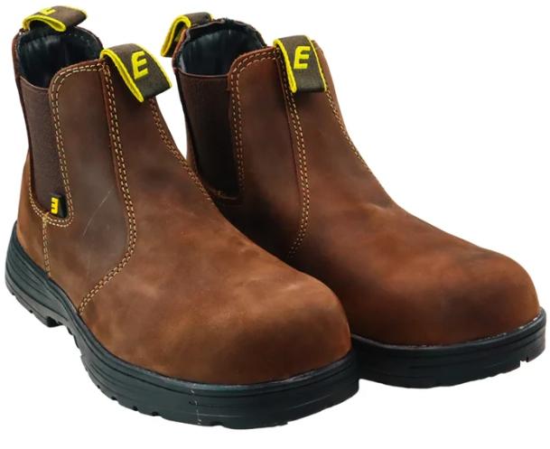 Zapato Seguridad Jackman  - Color: Dark Brown