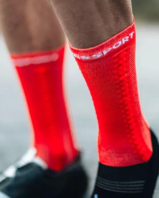 Miniatura Pro Racing Socks v4.0 BIKE - Color: Rojo-Negro-Blanco