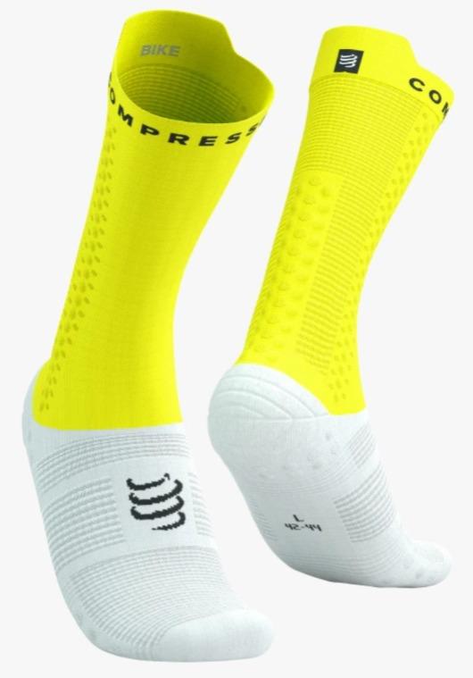 Miniatura Pro Racing Socks v4.0 BIKE - Color: Amarillo-Blanco