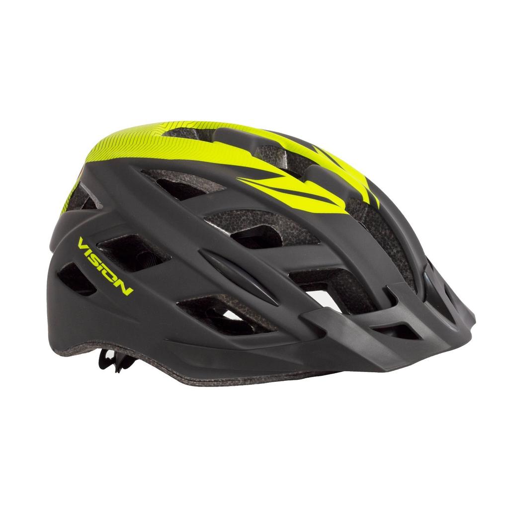 Casco Certificado En Caja - Color: Negro Verde