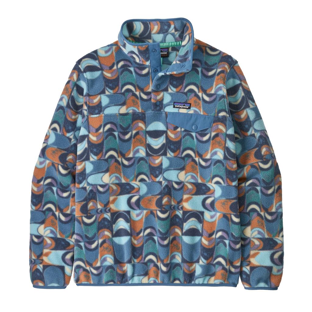 Miniatura Polar Mujer Lightweight Synchilla Snap-T Fleece Pullover - Color: Azul