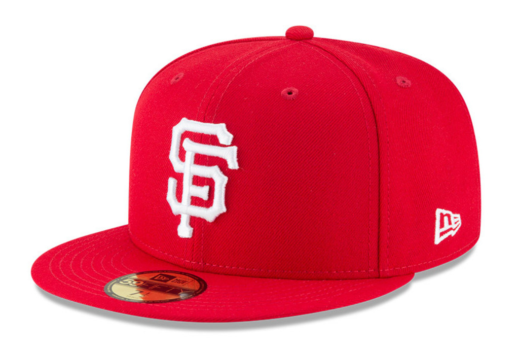 Miniatura Jockey San Francisco Giants MLB 59 Fifty - Talla: 7 1/2, Color: Rojo