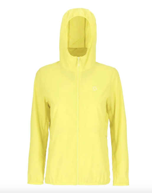 Chaqueta Cortaviento Ligera Hoodie Air Jkt Women - Color: Amarillo