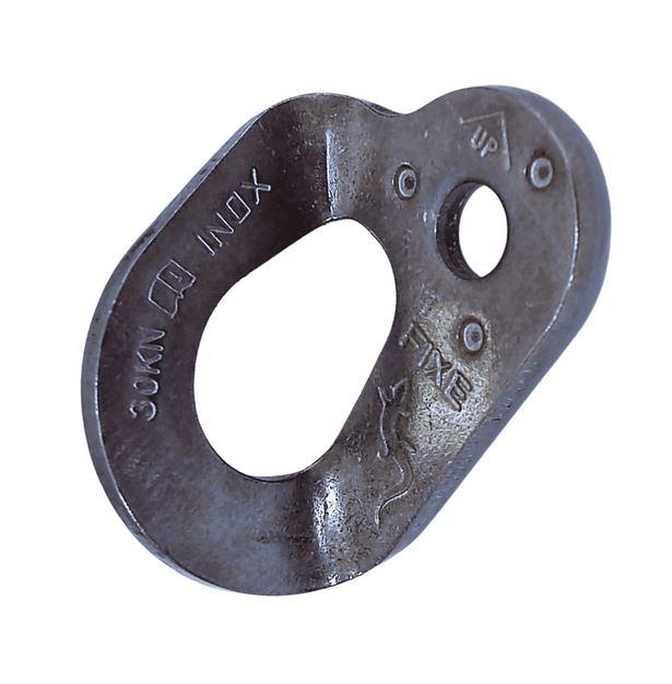 Chapa De Anclaje Inox 30kN  - Color: Gris