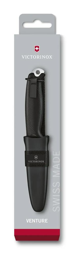 Miniatura Cuchillo Venture C/ Funda - Color: Negro